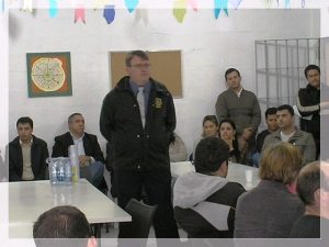 Reunião institucional com os servidores do Presídio Regional de Joinville