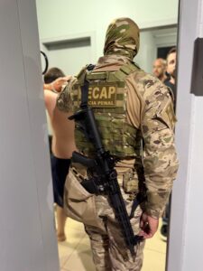 Polícia Penal apoia operação Dominó 2 deflagrada pela Polícia Civil no Litoral Norte